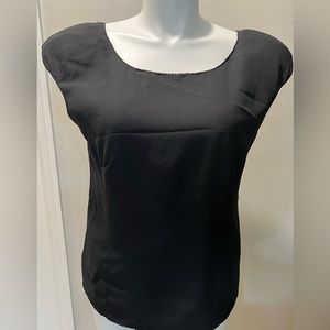 Size Lg -sequins lined black dressy top, really pretty